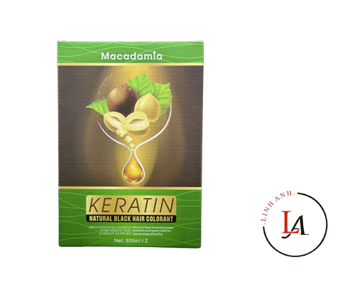 Nhuộm đen tóc Macadamia keratin 500ml*2